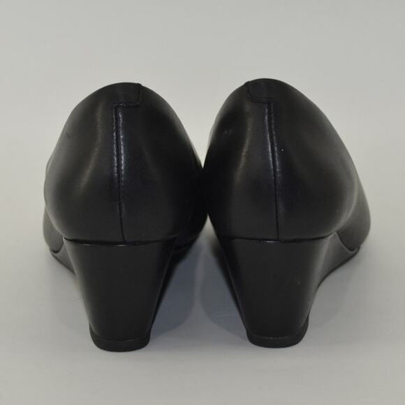 Clarks Collection Flores Tulip Wedge Womens Black Sz7.5 Pump - Picture 5 of 13